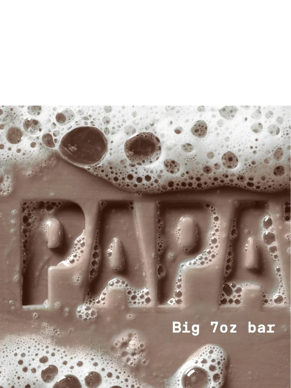 PAPATUI Enriching Big Bar Soap Lush Coconut 7 oz - Paraben-Free Men - Brand New